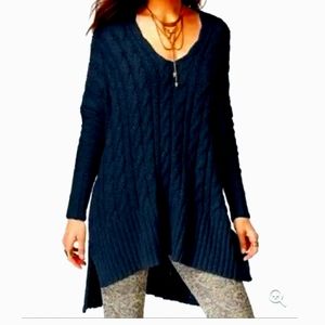 Free people black oversized sweater size L